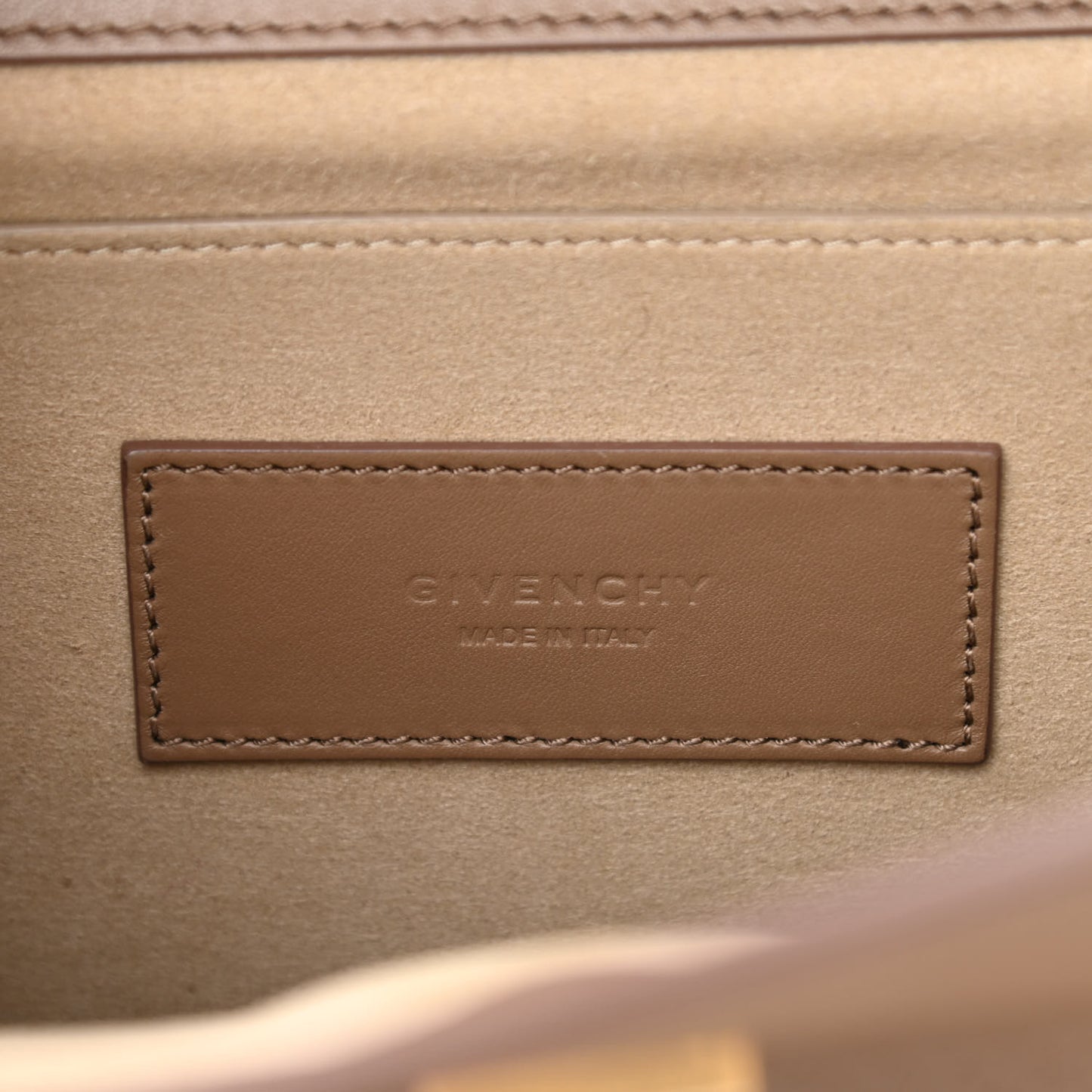 Calfskin Large Whip Top Handle Shoulder Bag Taupe