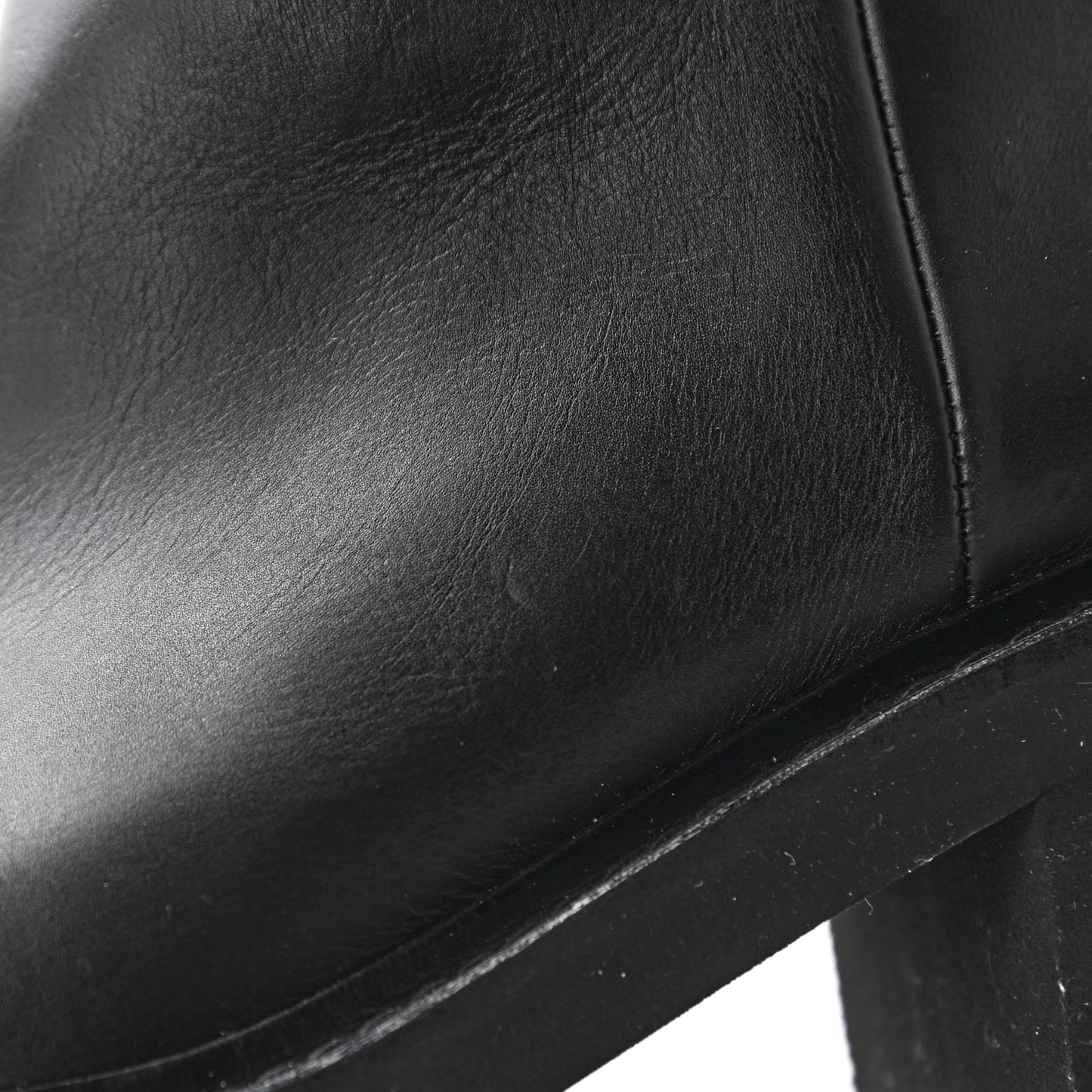 Calfskin CC Ankle Boots 37 Black