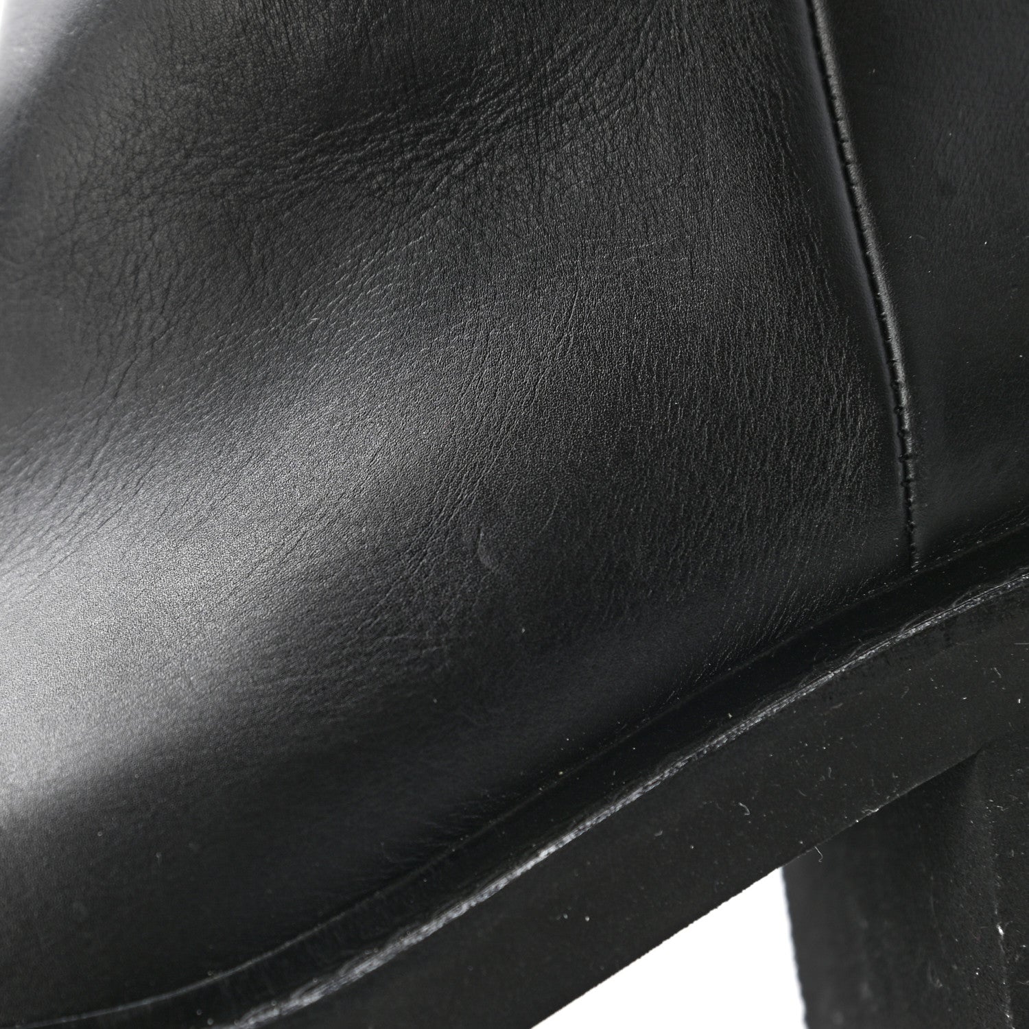 Chanel Calfskin CC Ankle Boots 37 Black 9 of 14