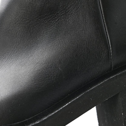 Chanel Calfskin CC Ankle Boots 37 Black 9 of 14