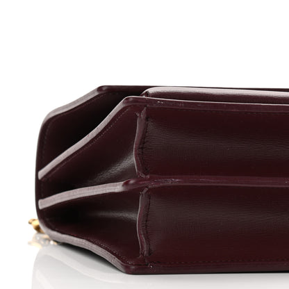 Saint Laurent Calfskin Medium Monogram Sunset Pallisandre 7 of 9