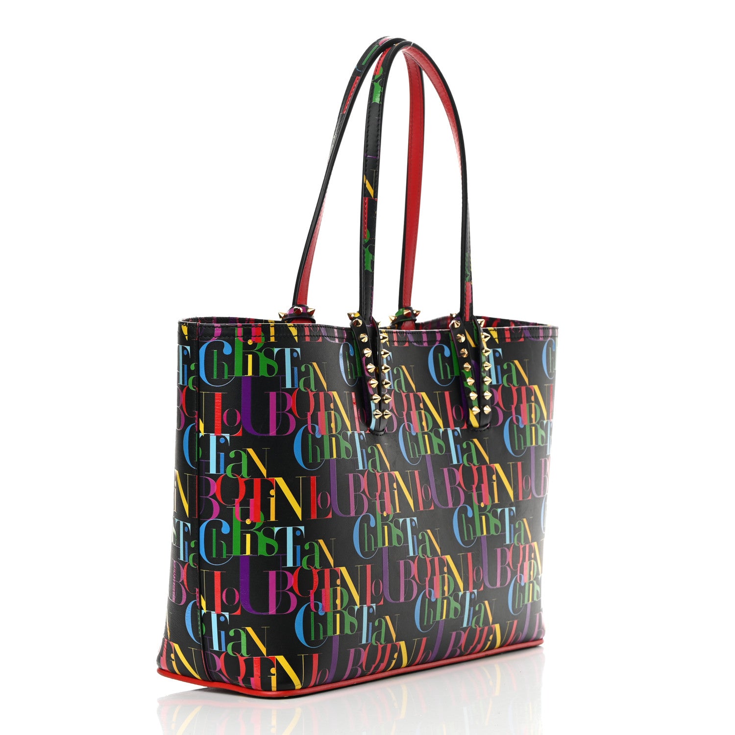 Christian Louboutin Calfskin ABC Small East West Cabata Tote Multicolor 4 of 15