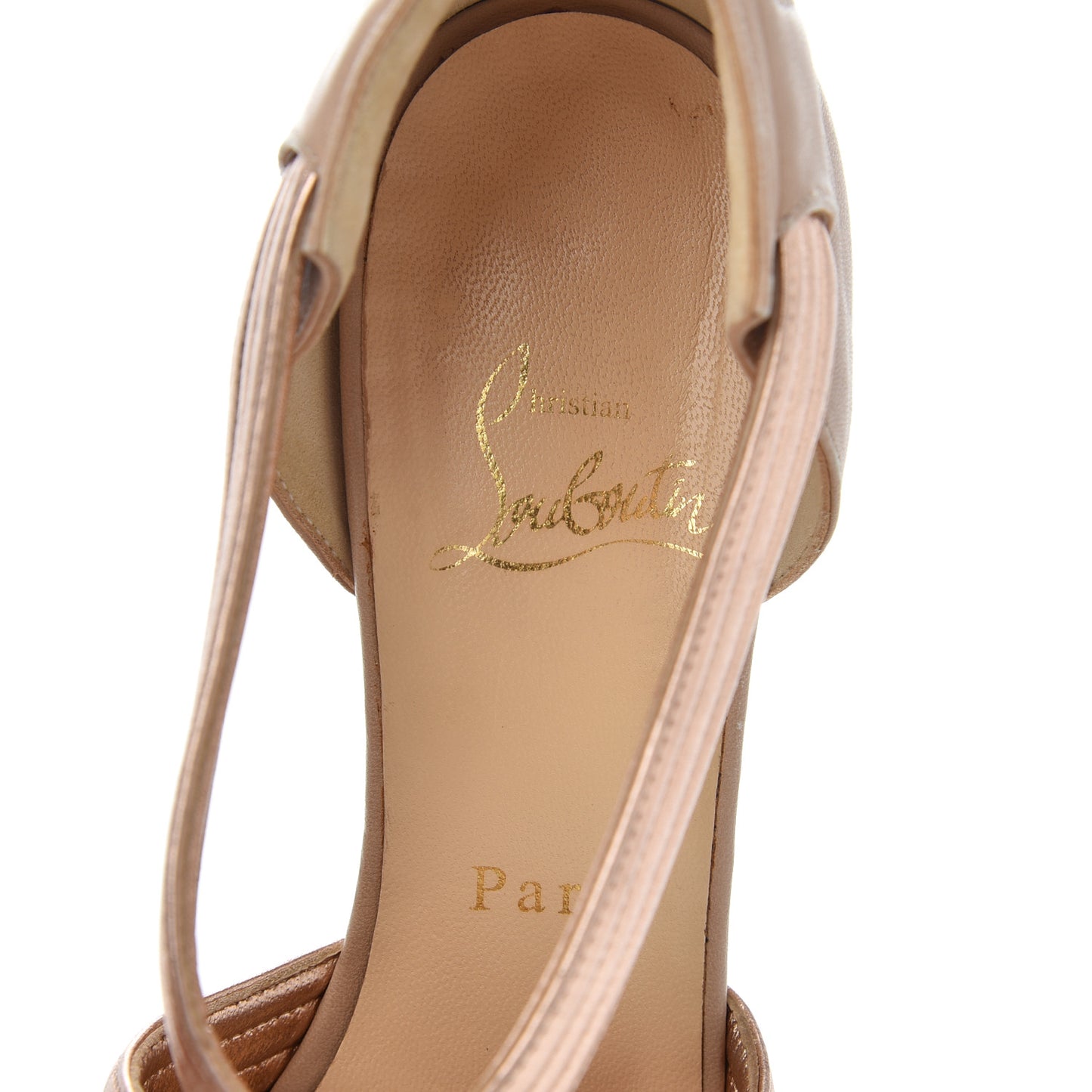 Nappa Silk Josefa 120 Platform Sandals 36.5 Nude