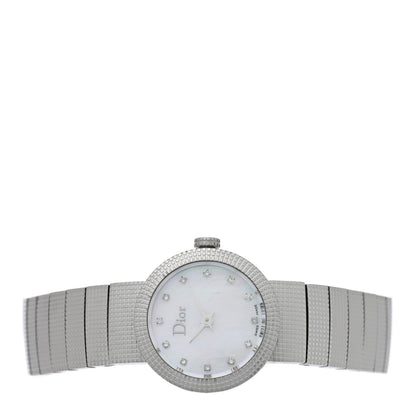 Christian Dior Stainless Steel Diamond Mother of Pearl 23mm La D De Dior Quartz Watch 2 of 4
