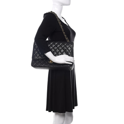 Chanel Caviar Quilted Maxi Double Flap Black 2 of 10