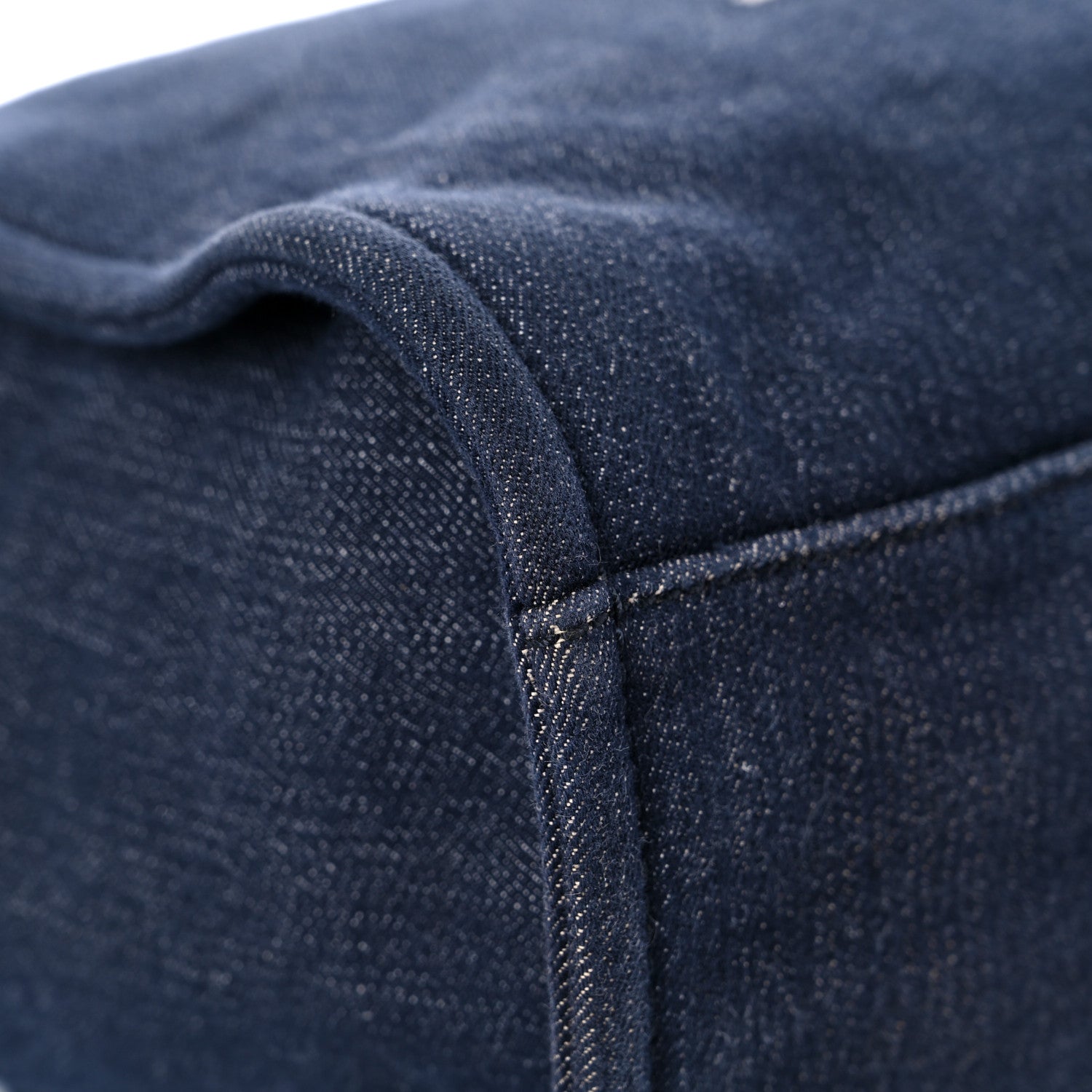 Chanel Denim Medium Deauville Tote Dark Blue 8 of 12