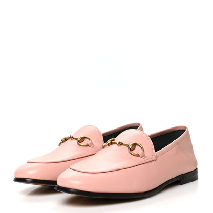 Gucci Lambskin Womens Brixton Horsebit Loafers 35.5 Perfect Pink 3 of 8