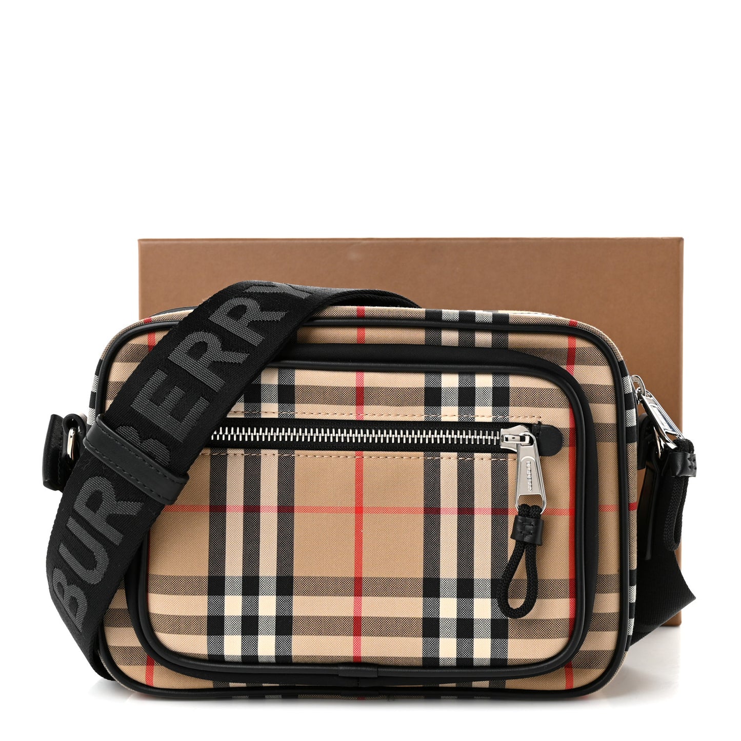 Canvas Check Paddy Messenger Archive Beige