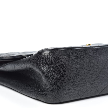 Chanel Caviar Quilted Jumbo Double Flap Black 8 of 13