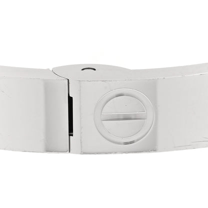 Cartier 18K White Gold 4 Diamond LOVE Bracelet 18 5 of 7