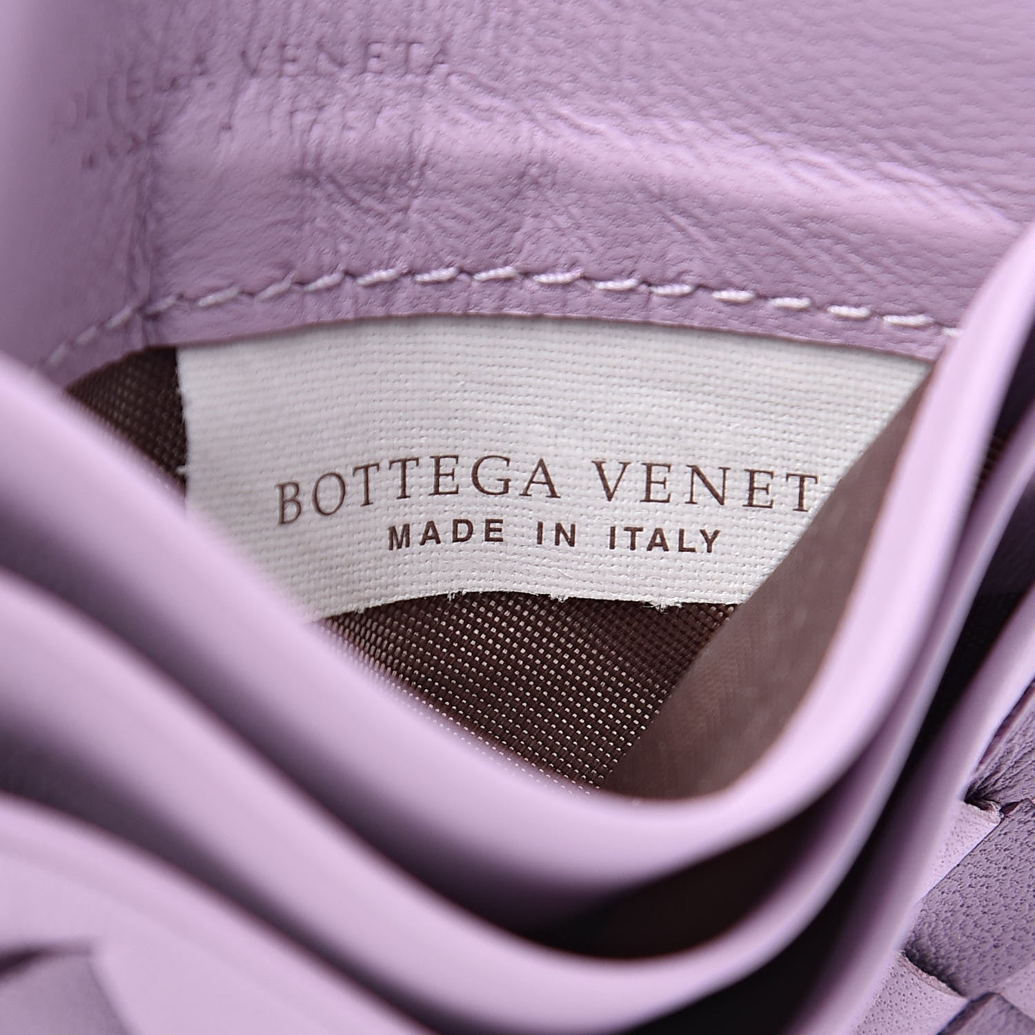 Bottega Veneta Nappa Intrecciato Woven Card Holder 6 of 7