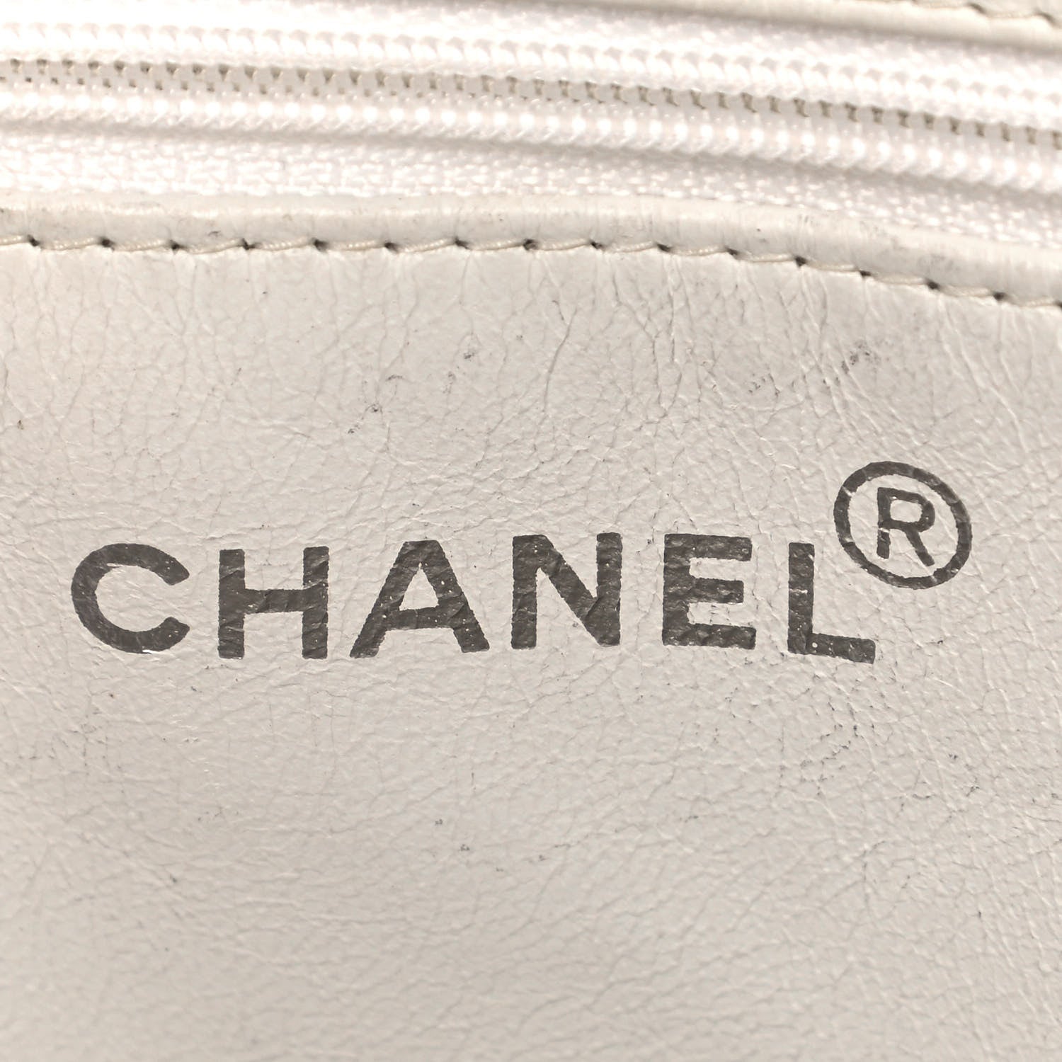 Chanel Caviar Quilted Shoulder Bag White 6 of 17