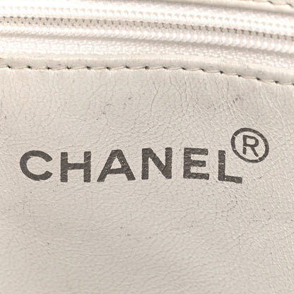 Chanel Caviar Quilted Shoulder Bag White 6 of 17