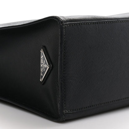 Prada Saffiano Travel Tote Black 7 of 11