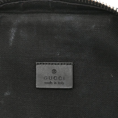 Gucci GG Supreme Monogram Web Belt Bag Black Grey 6 of 13