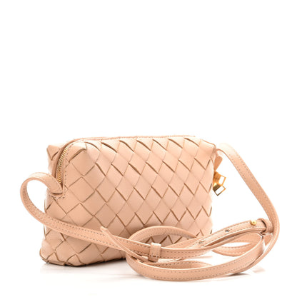 Bottega Veneta Nappa Intrecciato Mini Loop Camera Bag Almond 2 of 9