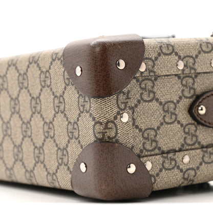 Gucci GG Supreme Monogram Globe-Trotter Beauty Case Brown 10 of 14