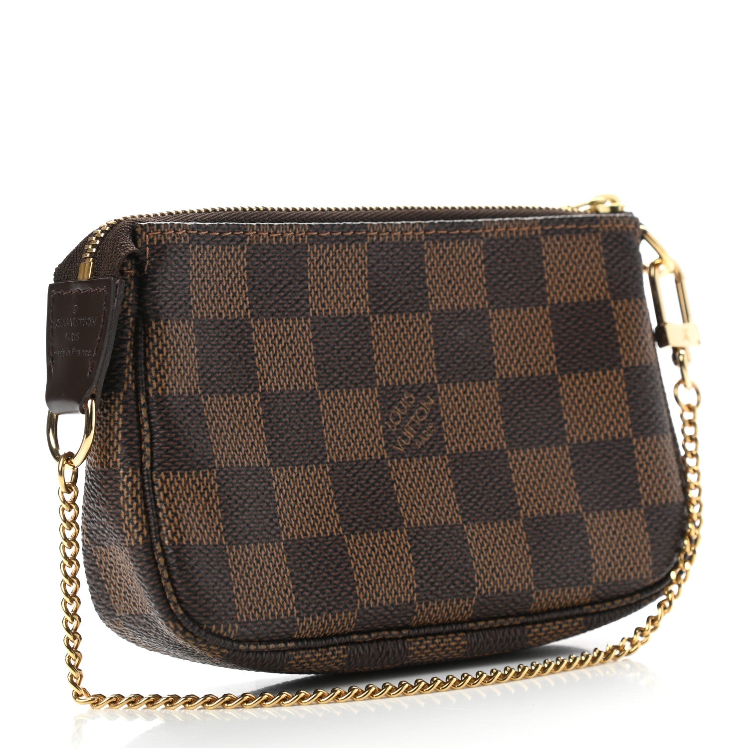 Louis Vuitton Damier Ebene Mini Pochette Accessories 3 of 9