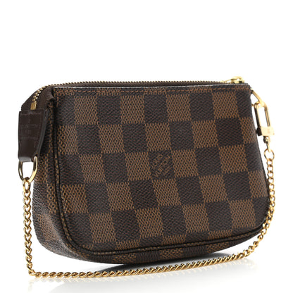 Louis Vuitton Damier Ebene Mini Pochette Accessories 3 of 9