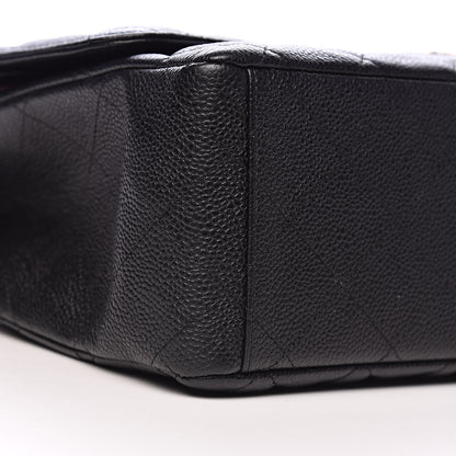 Chanel Caviar Quilted Maxi Double Flap Black 7 of 13