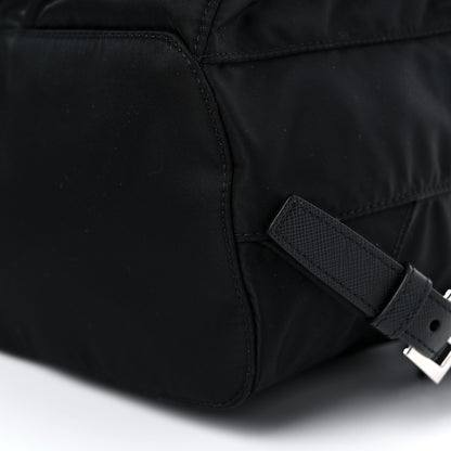 Prada Tessuto Nylon Saffiano Medium Backpack Black 9 of 10