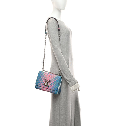 Louis Vuitton Epi Tropical Twist Shoulder Bag MM Blue Rose 2 of 11