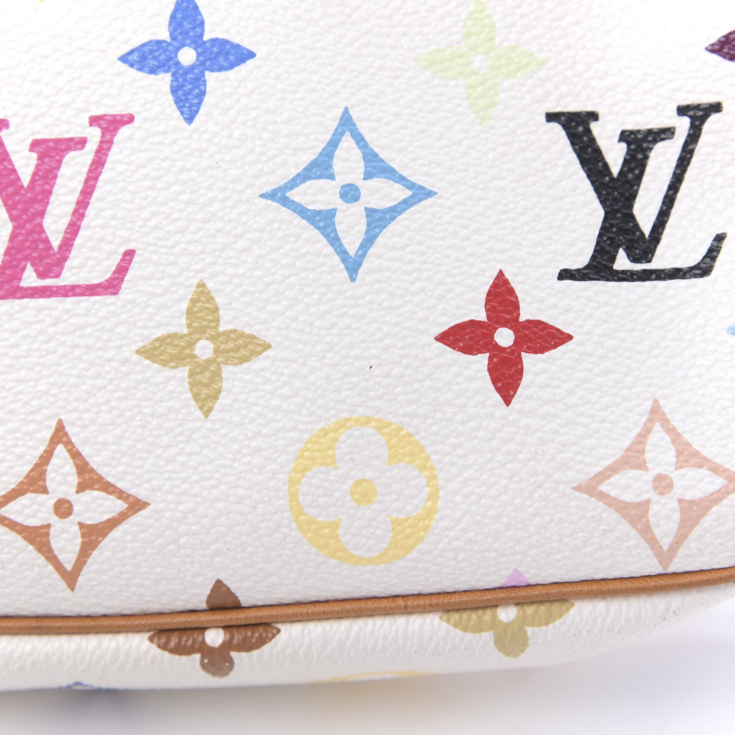 Louis Vuitton Monogram Multicolor Pochette Accessories White 14 of 14