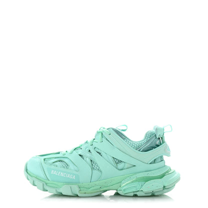 Balenciaga Rubber Mesh Fabric Monocolor Recycled Sole Womens Track Sneakers 40 Mint 1 of 13