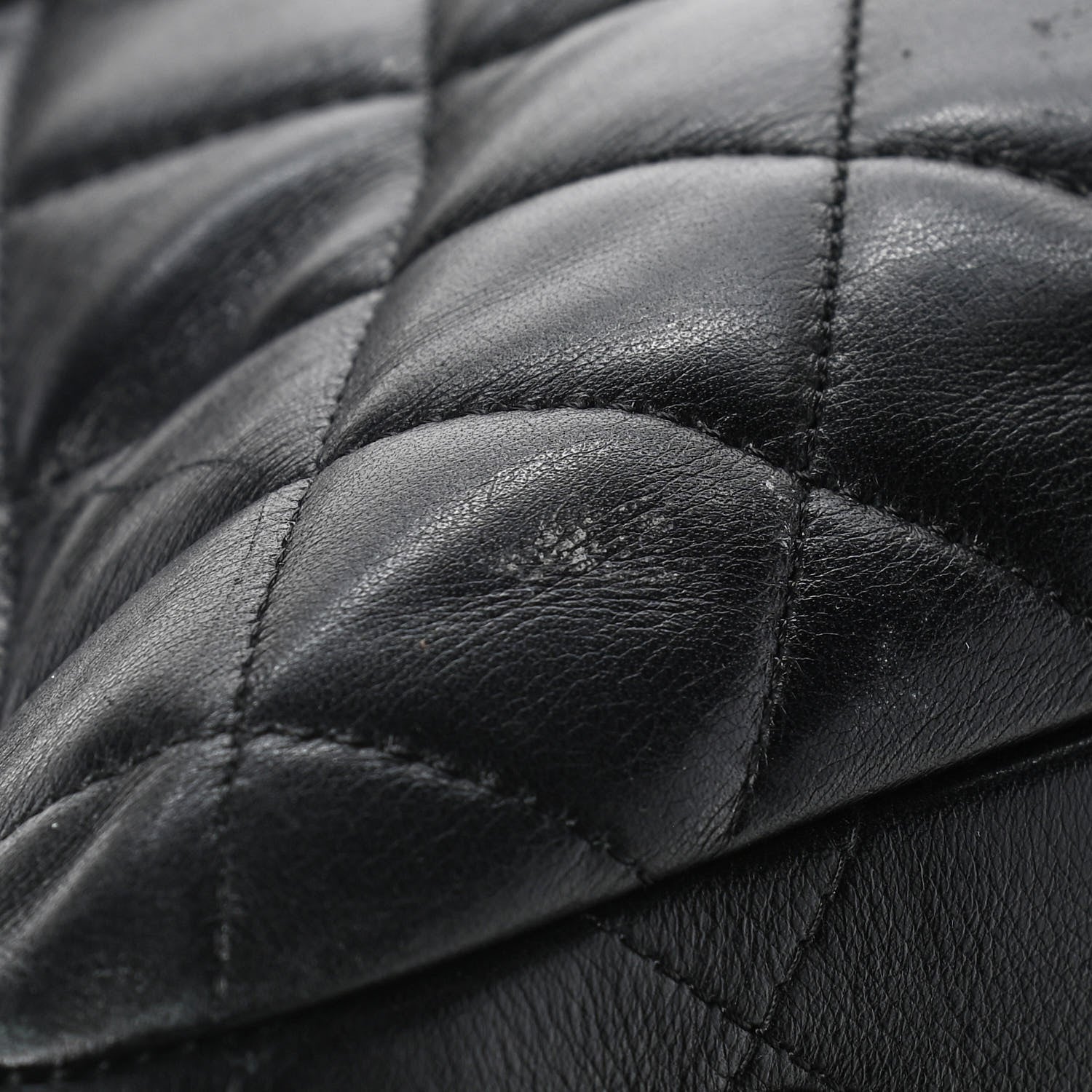 Chanel Lambskin Quilted Front Flap Tote Black 11 of 11