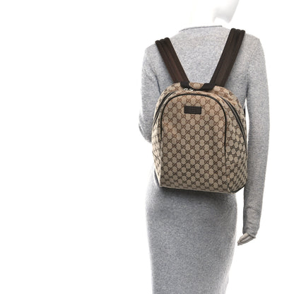 Gucci Monogram Travel Backpack Dark Brown 2 of 10