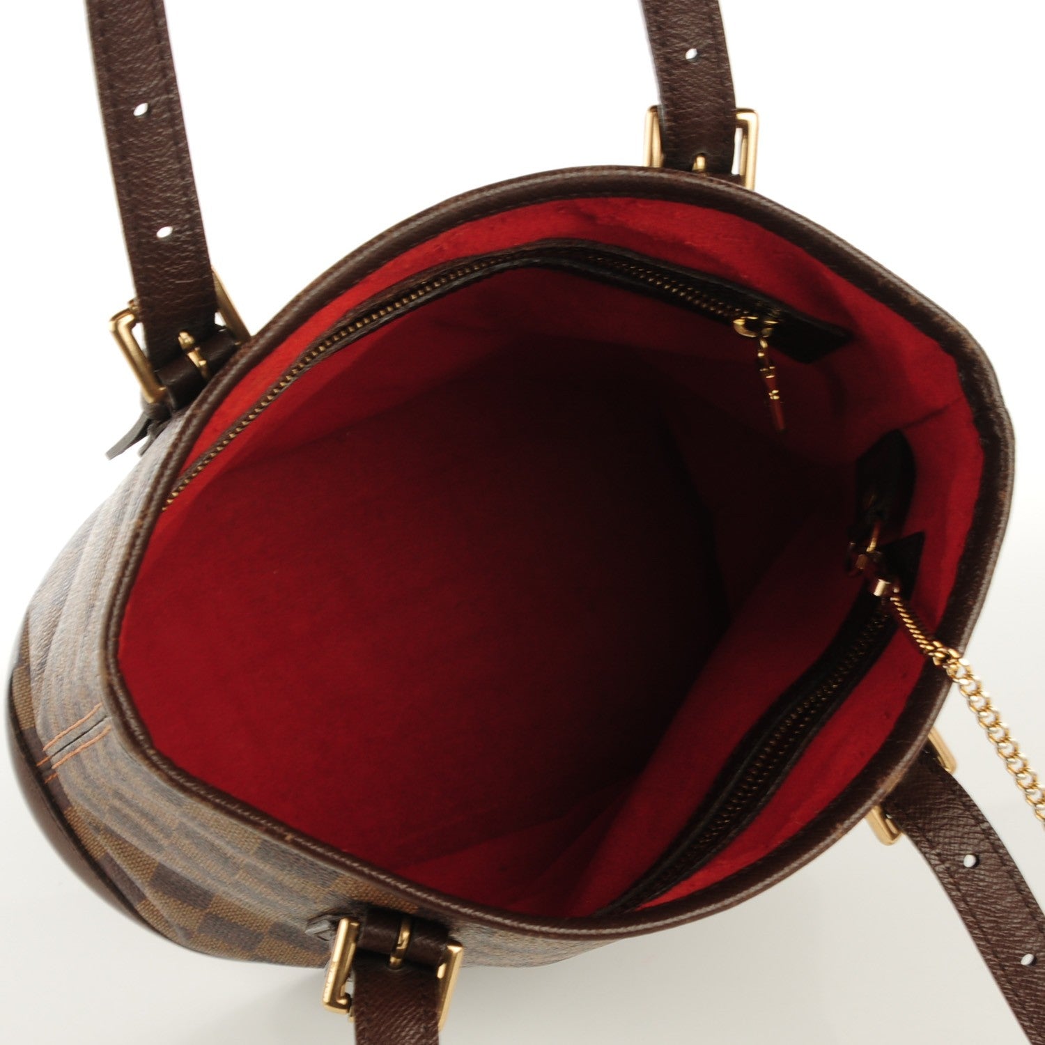 Louis Vuitton Damier Ebene Marais Bucket 23 6 of 8