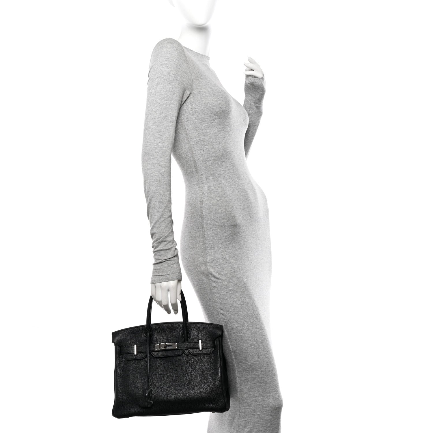 Hermes Togo BIRKIN 30 Black 2 of 12