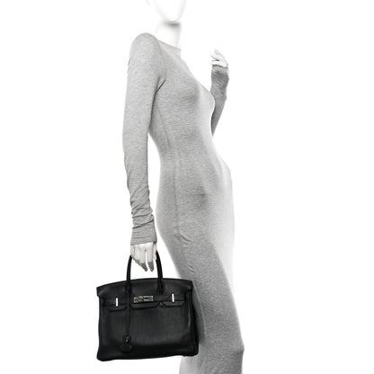 Hermes Togo BIRKIN 30 Black 2 of 12