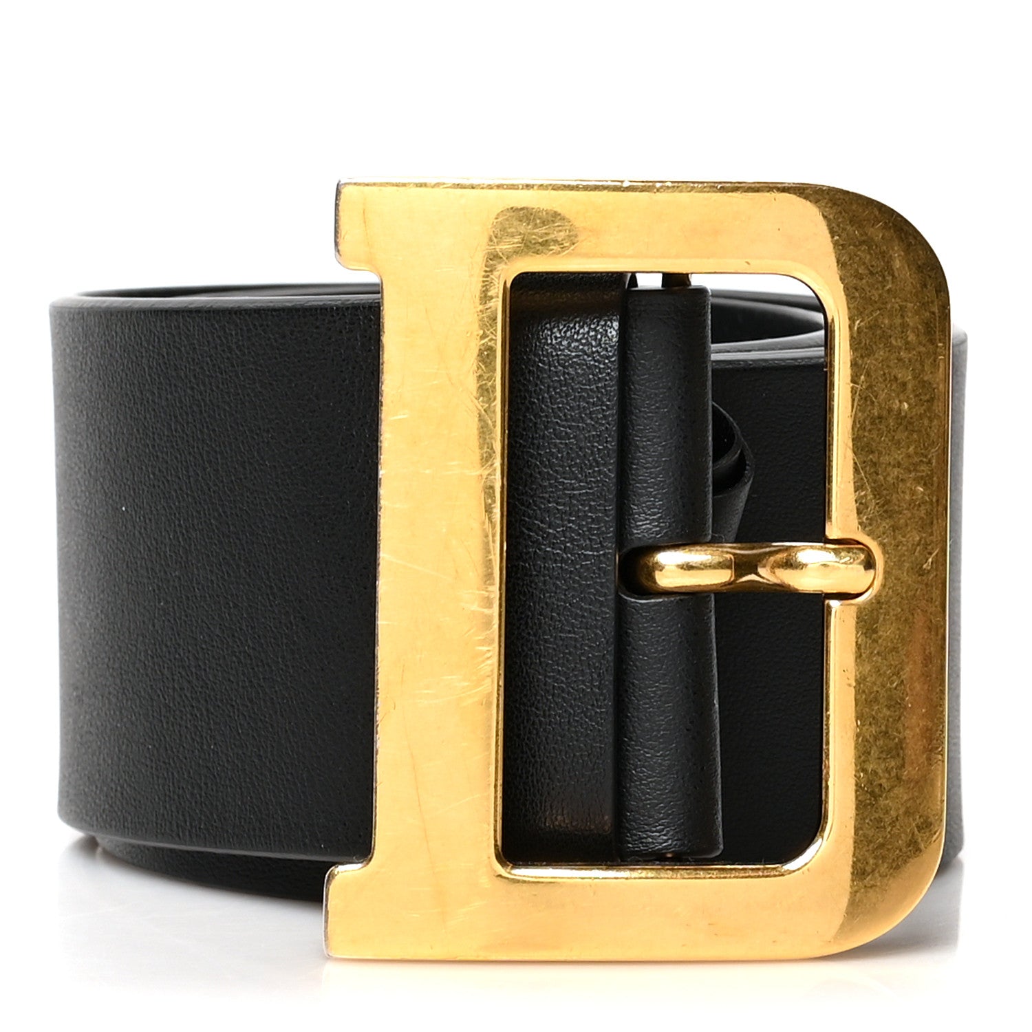 Christian Dior Calfskin Diorquake Belt 75 Black 1 of 6