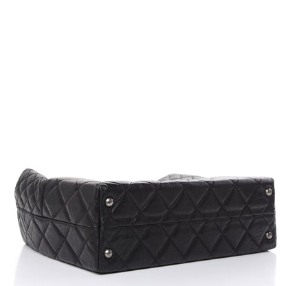 Chanel Aged Calfskin Reissue 2.55 Tote Black 4 of 9