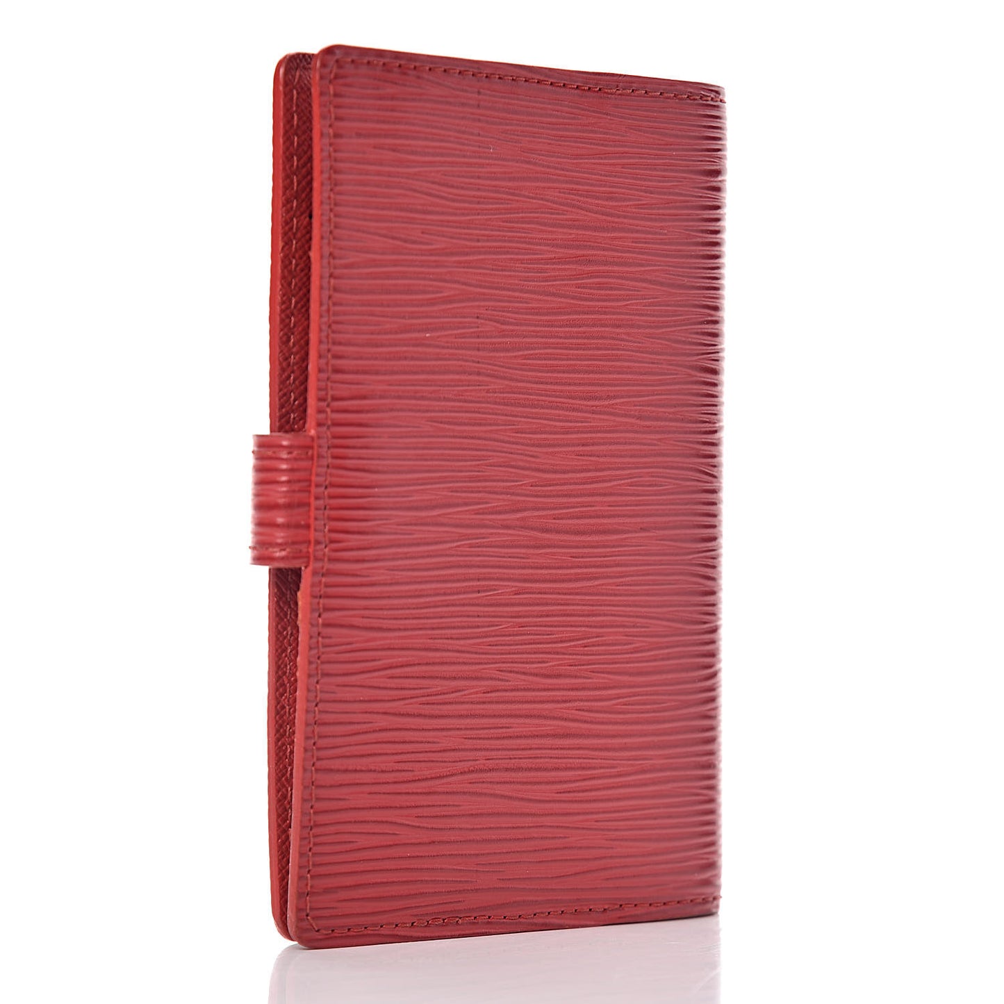 Epi Small Ring Agenda Cover Castillan Red