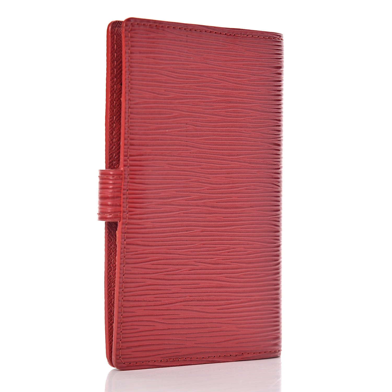 Louis Vuitton Epi Small Ring Agenda Cover Castillan Red 3 of 8