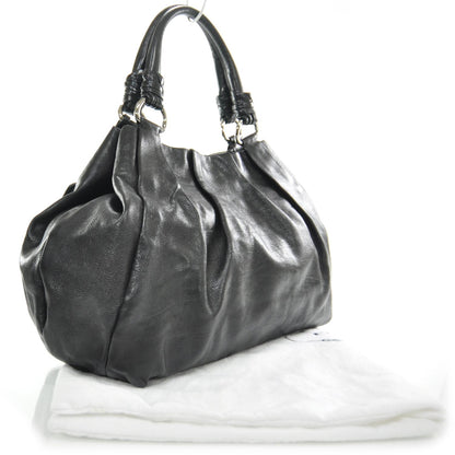 Prada Leather Satchel Nero Black 3 of 9