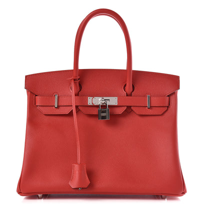 Hermes Epsom Birkin 30 Rouge Tomate 1 of 34