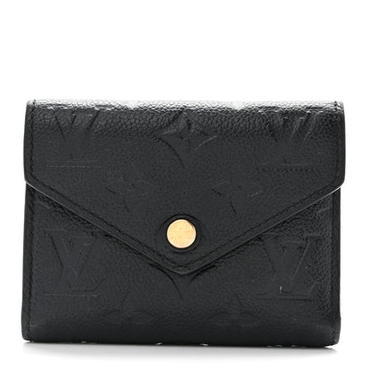 Louis Vuitton Empreinte Victorine Wallet Black 1 of 7