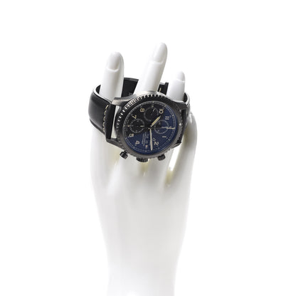 Breitling DLC Coated Stainless Steel Calfskin 43mm Navitimer 8 Chronograph Automatic Watch Black M13314 2 of 9