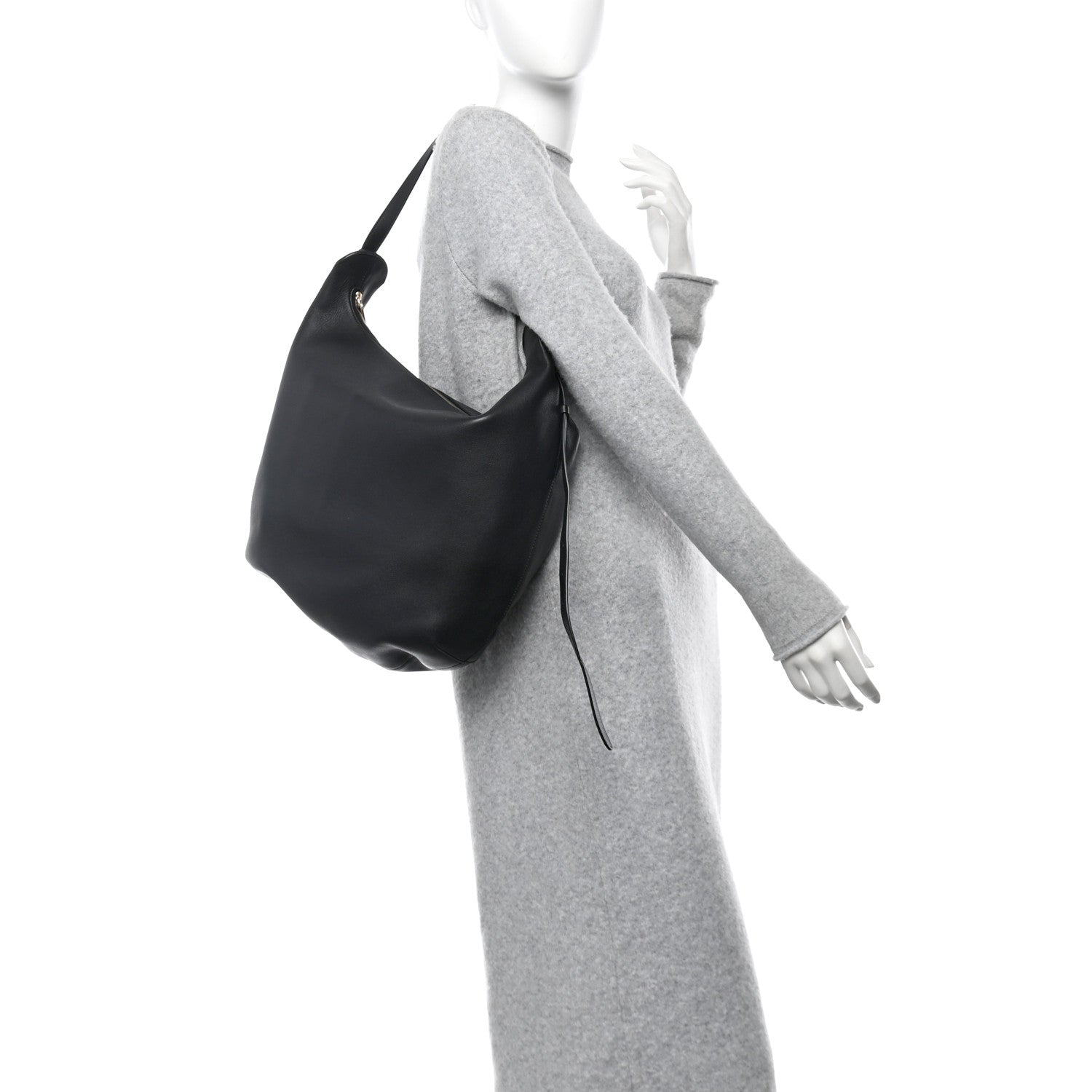 The Row Calfskin N/S Allie Bag Black 2 of 9