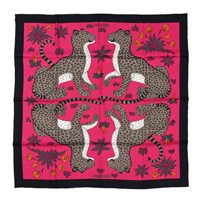 Hermes Silk Les Leopards Scarf 90 1 of 8