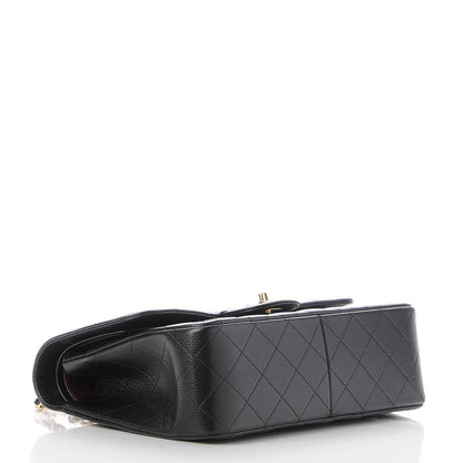Chanel Caviar Quilted Jumbo Double Flap Black 5 of 9