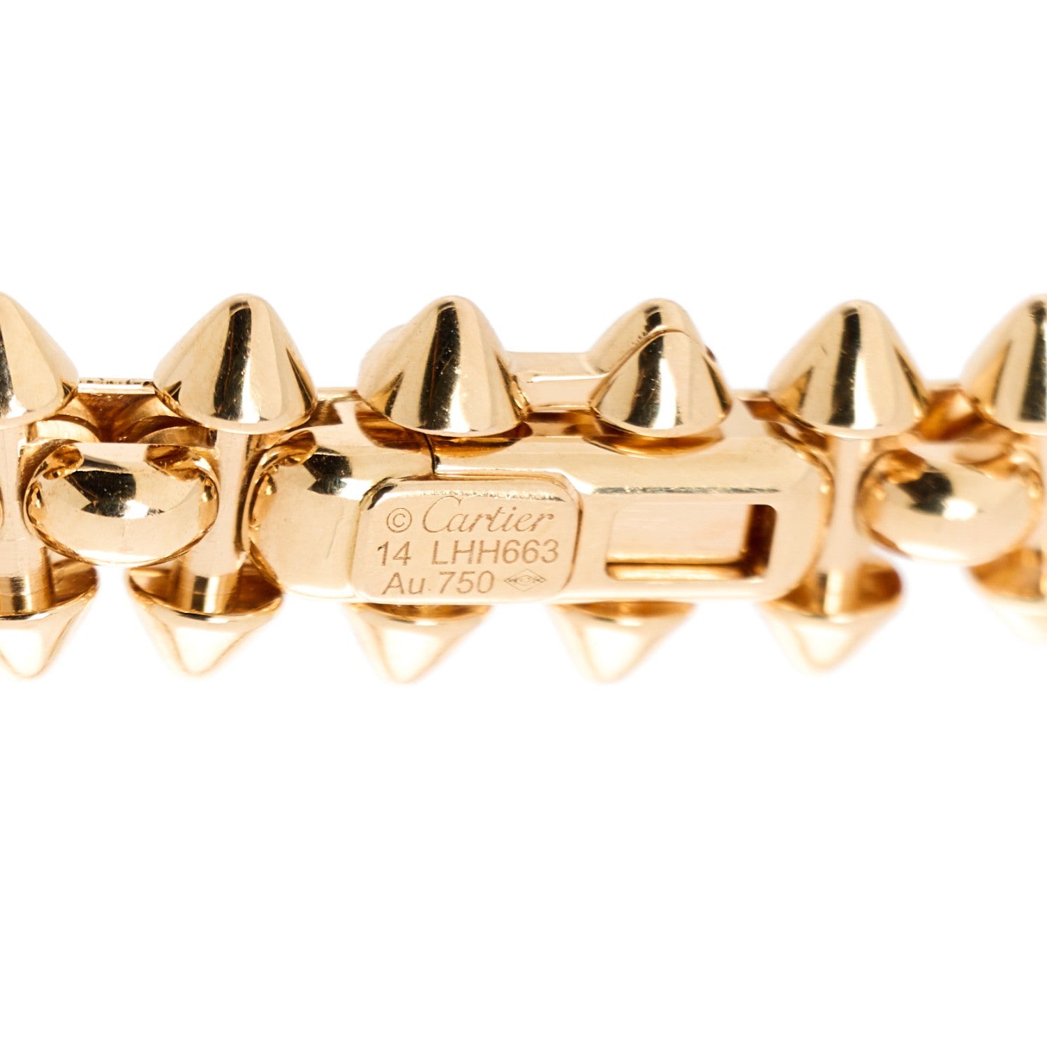 Cartier 18K Pink Gold MM Clash De Cartier Flexible Bracelet 14 4 of 5