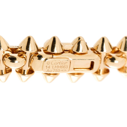 Cartier 18K Pink Gold MM Clash De Cartier Flexible Bracelet 14 4 of 5