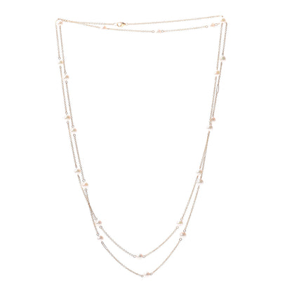 Mikimoto 18K Yellow Gold Akoya Pearl 6mm Station Necklace 49" 3 of 4