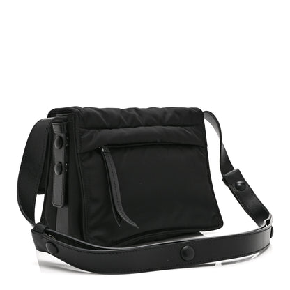 Prada Re-Nylon Vitello Padded Small Flap Shoulder Bag Black 3 of 11