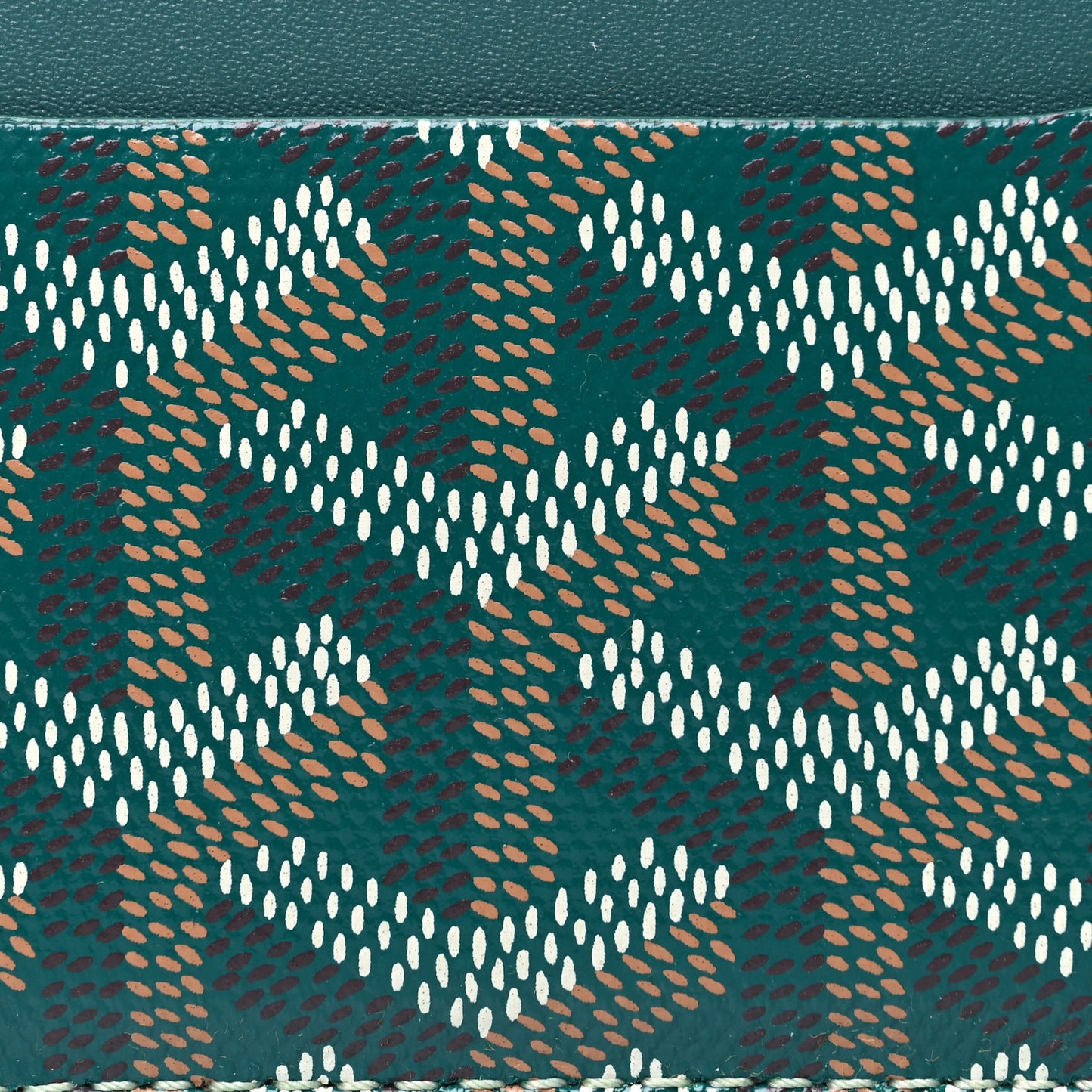 Goyardine Saint Sulpice Card Holder Green