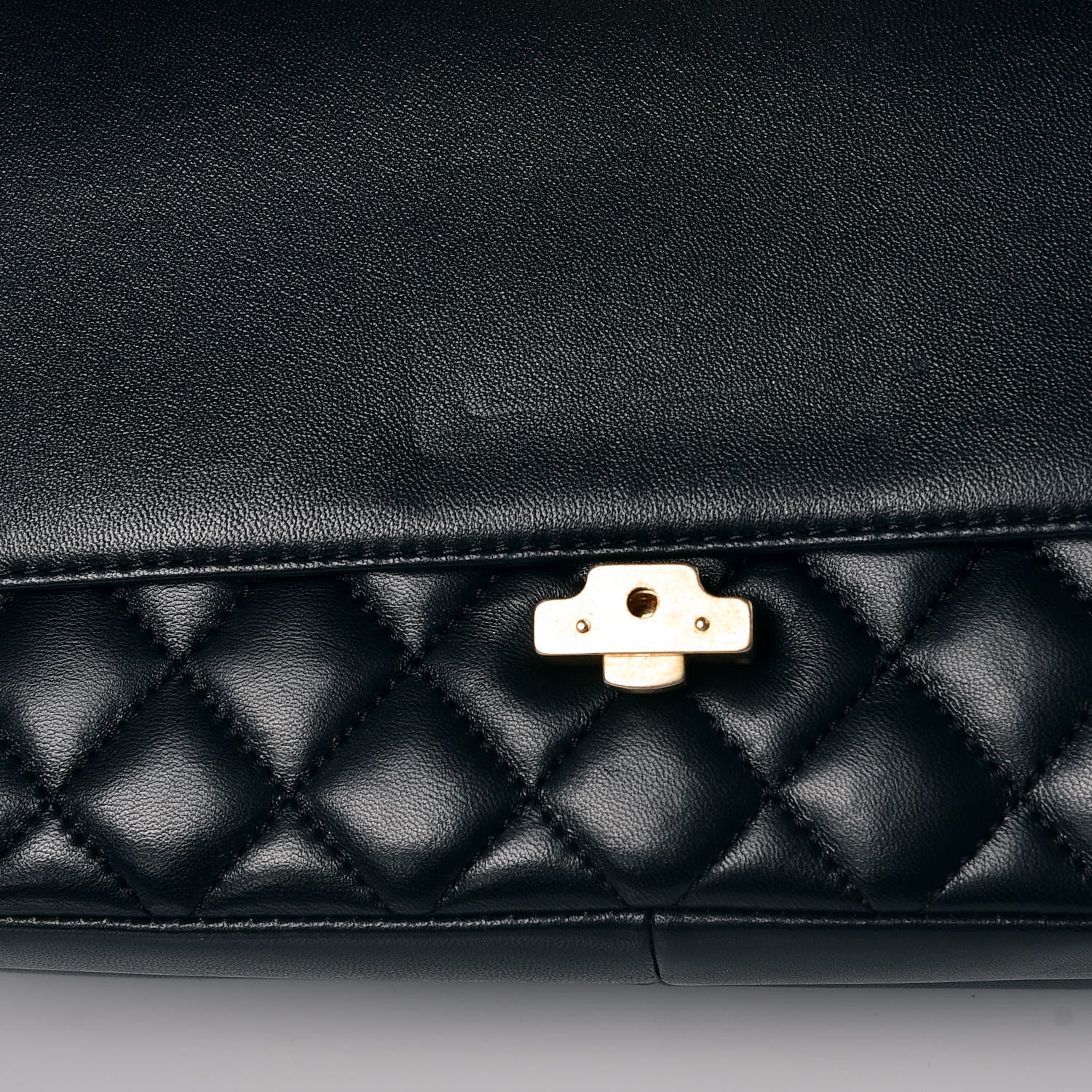 Chanel Lambskin Quilted Large CC Chic Flap Black 10 of 10